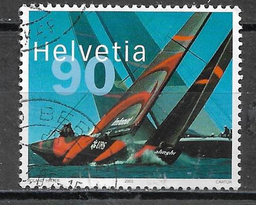 177-25 Zwitserland 2003 / Zeilen, Postzegels en Munten, Postzegels | Europa | Zwitserland, Gestempeld, Verzenden