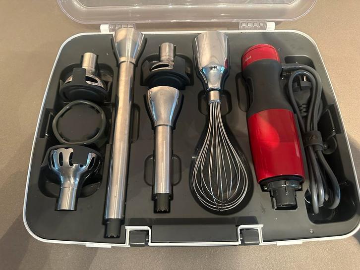 KitchenAid Staafmixer Set met Hakmolen, Witgoed en Apparatuur, Keukenmixers, Zo goed als nieuw, Minder dan 1 liter, 3 snelheden of meer