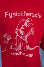 rood t shirt fysiotherapie Eindhoven met humor print -mt XL, Ophalen of Verzenden, Maat 46/48 (XL) of groter, Korte mouw, Rood