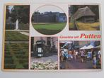 GROETEN UIT PUTTEN, Gelderland; Ansichtkaart, 5-luik, Ophalen of Verzenden, 1960 tot 1980, Ongelopen, Stad of Dorp