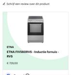 Etna Inductie Kookplaat met Oven, Zo goed als nieuw, Inductie, Vrijstaand, 4 kookzones