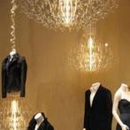 space age design plexi kroonluchter Therese 94 cm retro, Kunststof, Gebruikt, Space age kunststof Dutch design vintage retro, ?