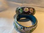 Armband cloisonné, Sieraden, Tassen en Uiterlijk, Armbanden, Ophalen of Verzenden, Zo goed als nieuw, Wit