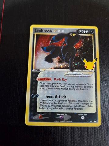 Umbreon Celebrations  beschikbaar voor biedingen