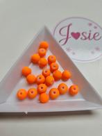 Oranje Siliconen Kralen #79, Hobby en Vrije tijd, Ophalen, Nieuw, Kraal