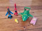 Thunderbirds voertuigenset 1, 2, 3, 4 & FAB 1– vintage, Ophalen of Verzenden, Gebruikt