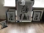 marilyn monroe schilderij portret 4 groot wandschildering, Huis en Inrichting, Ophalen of Verzenden, Zo goed als nieuw, Hout, 75 cm of meer