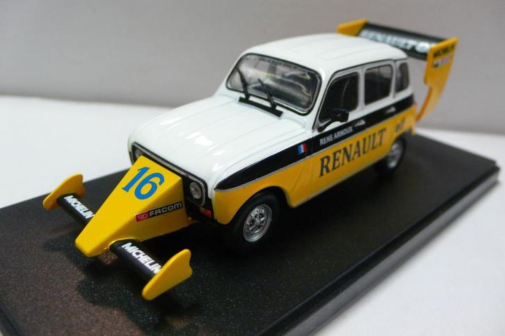 renault 4 f1 team - 1/43-reed rond bij de f1 in Frankrijk!!!, Hobby en Vrije tijd, Modelauto's | 1:43, Nieuw, Auto, Overige merken