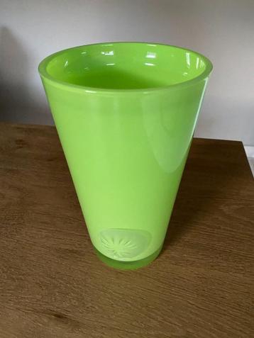 Leuke groene vaas (NIEUW)   beschikbaar voor biedingen