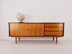 Vintage Teak Dressoir Jaren 60 - Deens design - Mid-century, Met deur(en), ., Kast met Negen Levens, 150 tot 200 cm