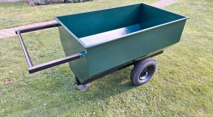 Zeer degelijke grote metalen kruiwagen / transportkar, Tuin en Terras, Kruiwagens, Gebruikt, Ophalen