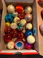 Vintage kerstballen, Diversen, Kerst, Ophalen of Verzenden, Zo goed als nieuw
