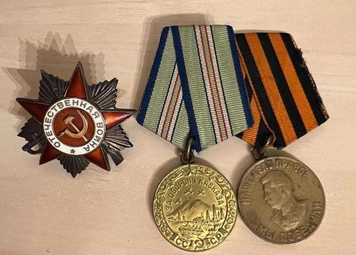 Soviet Orde Vaderlandse Oorlog Politruk Politiek Officier, Verzamelen, Militaria | Tweede Wereldoorlog, Landmacht, Lintje, Medaille of Wings