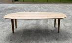 Eiken eettafel - organisch - kiezel, Ophalen, DN Meubels & Hout, Vijf personen of meer, Ovaal