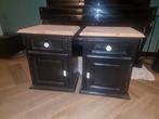 Nachtkastjes - Set van 2, Ophalen, Gebruikt, Minder dan 45 cm, 55 tot 70 cm
