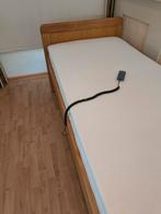 Bed electrische auping 1 persoons bed, Ophalen, 90 cm, Eenpersoons, Wit