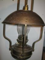 Ouderwetse koperen olielamp, Watersport en Boten, Ophalen of Verzenden, Gebruikt, Binnenverlichting