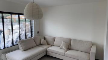 Bankstel beige velvet