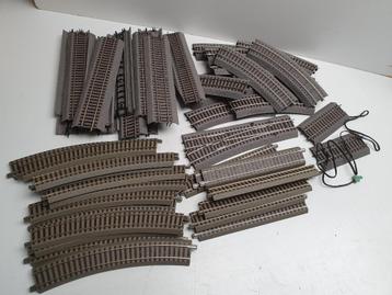 ROCO Line 1 handwissel Links + partij rails t.e.a.b. beschikbaar voor biedingen