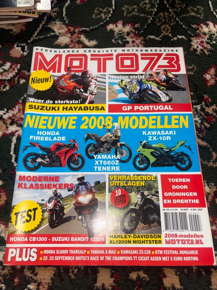 Moto73 Motor Magazine - 2007, Boeken, Motoren, Gelezen, Ophalen of Verzenden