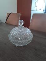 Kristallen Bonbonschaal - Nieuwstaat, Antiek en Kunst, Antiek | Glas en Kristal, Ophalen of Verzenden