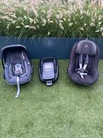 Maxi Cosi Pebble Pro, FamilyFix & Pearl, Ophalen, Autogordel of Isofix, Gebruikt, Zijbescherming