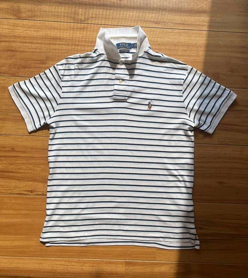 Ralph Lauren gestreepte polo, Kleding | Heren, Polo's, Nieuw, Maat 46 (S) of kleiner, Wit, Ophalen of Verzenden