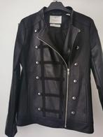 Nik&Nik Imitatie Leren Jasje Zwart Maat S/164.   S, Ophalen, Nik&Nik, Zwart, Maat 36 (S)