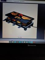 Bourgini Gourmette Raclette Grill 8P Pure, Ophalen, Vaatwasmachinebestendig, Nieuw, Tafelgrill