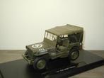 1/4 Ton Army Truck USA - Welly WWII Models - 1:18 in Box, Hobby en Vrije tijd, Modelauto's | 1:18, Welly, Zo goed als nieuw, Auto