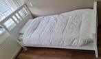 1 persoons IKEA bed Hemnes, Huis en Inrichting, Slaapkamer | Bedden, Ophalen, 90 cm, Eenpersoons, Wit