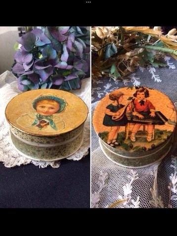 🌿 Pop,”ANTIEK/OUDE DOOSJES VOOR JE POP”e.a 🌿 beschikbaar voor biedingen