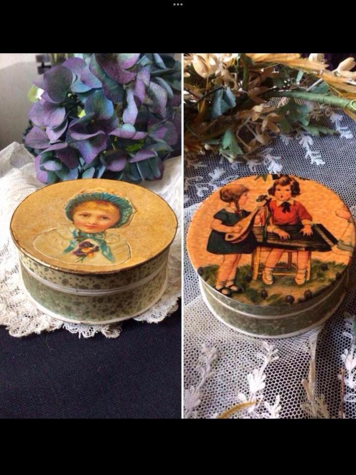 🌿 Pop,”ANTIEK/OUDE DOOSJES VOOR JE POP”e.a 🌿, Antiek en Kunst, Antiek | Speelgoed, Verzenden