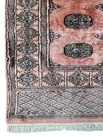 Handgeknoopt Perzisch wol Bokhara tapijt loper pink 75x255cm, Huis en Inrichting, Stoffering | Tapijten en Kleden, 200 cm of meer