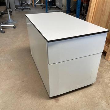Ladeblok Ladekast Kantoor Bureaukast Wit 42x77x51cm