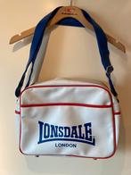 Lonsdale Flight bag/schoudertas wit rood/blauw, Sieraden, Tassen en Uiterlijk, Overige merken, Ophalen of Verzenden, Wit, Zo goed als nieuw