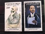 Martin Luther king Djibouti 1983, Postzegels en Munten, Ophalen of Verzenden, Postfris