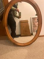 Ovale Spiegel met Houten Frame, Huis en Inrichting, Ophalen, Gebruikt, Minder dan 100 cm, Ovaal