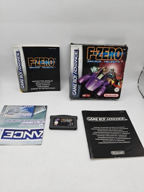 F-zero Maximum velocity Gameboy advance CIB, Spelcomputers en Games, Games | Nintendo Game Boy, Zo goed als nieuw, Racen en Vliegen