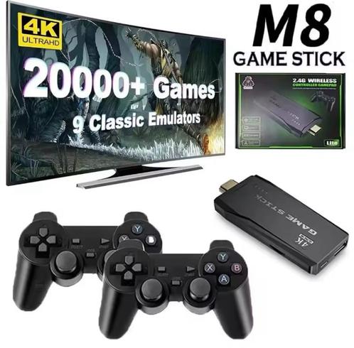 RETRO VIDEO GAME STICK CONSOLES 4k COMPLEET & NIEUW IN DOOS, Spelcomputers en Games, Spelcomputers | Overige, Nieuw, Ophalen of Verzenden