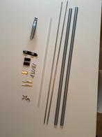 Espagnolet aluminium, Doe-het-zelf en Verbouw, Hang- en Sluitwerk, Ophalen of Verzenden, Zo goed als nieuw, Chroom