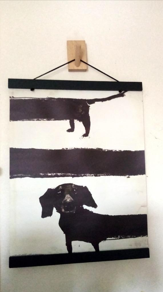 🐾 Wanddeco teckel hond zwart hout 100% ➡️ dieren goed doel, Huis en Inrichting, Woonaccessoires | Wanddecoraties, Nieuw, Ophalen