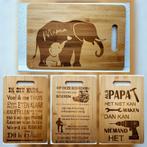 Houten snijplanken met gravering, Huis en Inrichting, Keuken | Keukenbenodigdheden, Ophalen of Verzenden, Nieuw