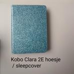 Kobo Clara 2E Hoesje Baby Blauw Glitter Sleepcover, Computers en Software, E-readers, Ophalen of Verzenden, Nieuw, 6 inch of minder