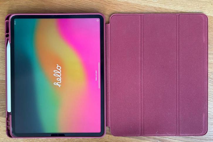 Apple iPad Pro (6th generation) + Apple Pen + Hoes - ZGAN!, Computers en Software, Apple iPads, Zo goed als nieuw, Overige modellen