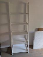 Witte ladderkast / boekenkast, Huis en Inrichting, Kasten | Boekenkasten, Ophalen, Minder dan 50 cm, Gebruikt, Modern