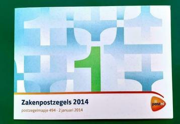 Postzegelmapje 494 - Zakenpostzegels 2014   beschikbaar voor biedingen