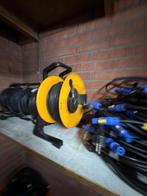 neutrik xlr haspel 60m - xlr haspel 60 meter - dmx haspel, Muziek en Instrumenten, Kabels en Stekkers, Ophalen, Zo goed als nieuw