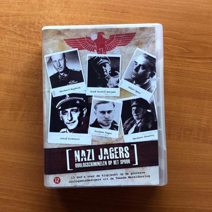 Nazi Jagers - Oorlogscriminelen op het Spoor (13-DVD), Cd's en Dvd's, Dvd's | Documentaire en Educatief, Zo goed als nieuw, Oorlog of Misdaad