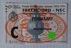 Oud voetbal ticket finale KNVB beker Feyenoord -NEC pers, Verzamelen, Sportartikelen en Voetbal, Overige typen, Gebruikt, Feyenoord